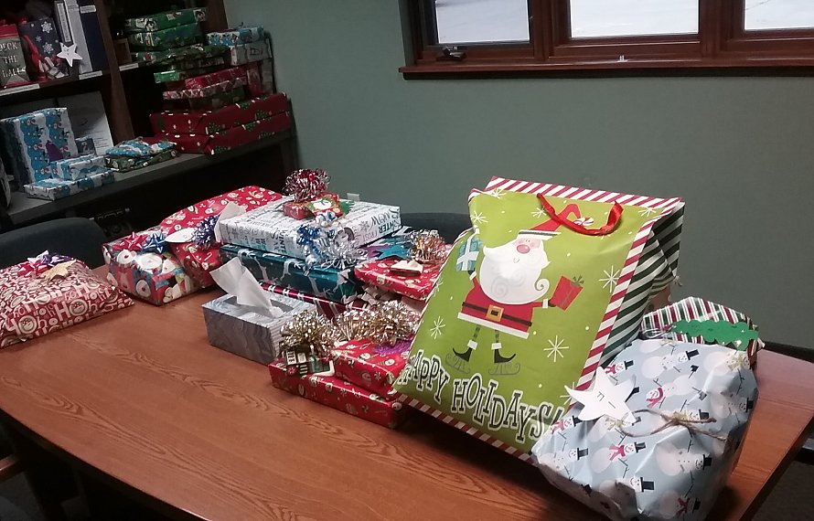 Comprehensive Rehab gets ready for the Holidays with gifts for the Giving Trees