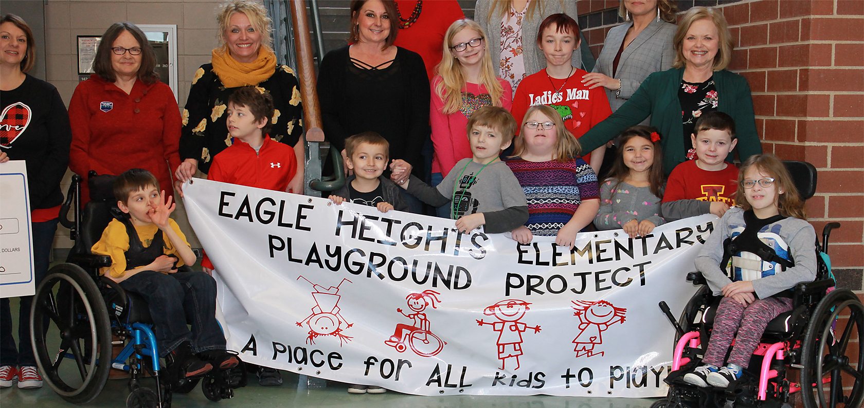 Eagle Heights Elementary playground project - a play for all who play